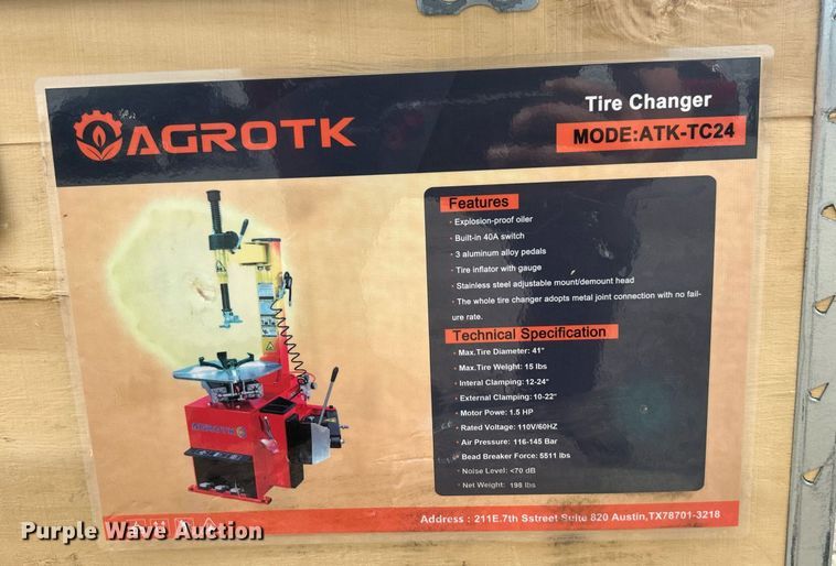 image for item NB9452 2024 Agrotk ATK-TC24 tire machine