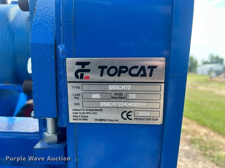 image for item NB9454 2024 Topcat SASCR72 skid steer soil conditioner