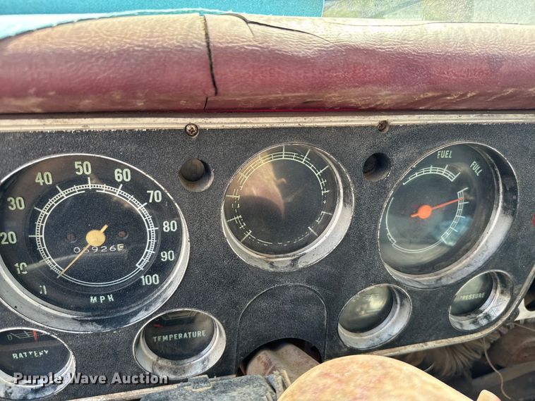 image for item NQ9738 1969 GMC dump flatbed truck