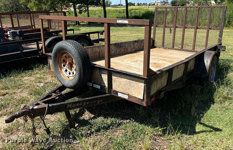 image for item NQ9739 2007 Maxey utility trailer