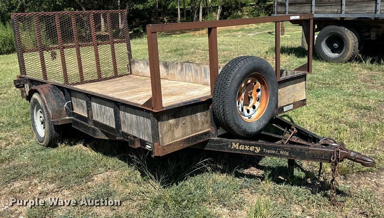 image for item NQ9739 2007 Maxey utility trailer
