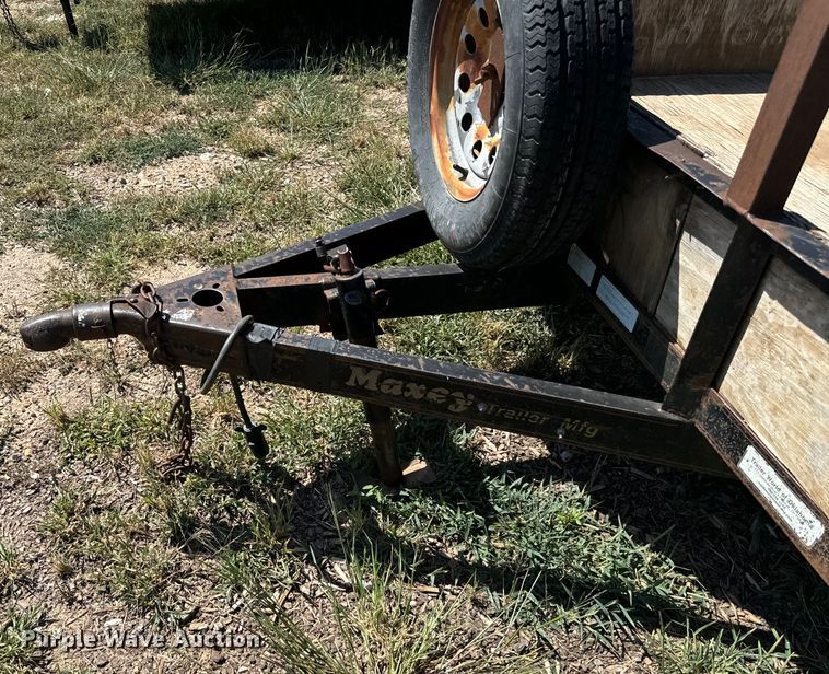 image for item NQ9739 2007 Maxey utility trailer