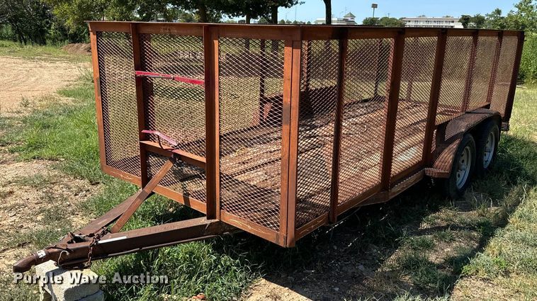 image for item NQ9741 Shop built  utility trailer
