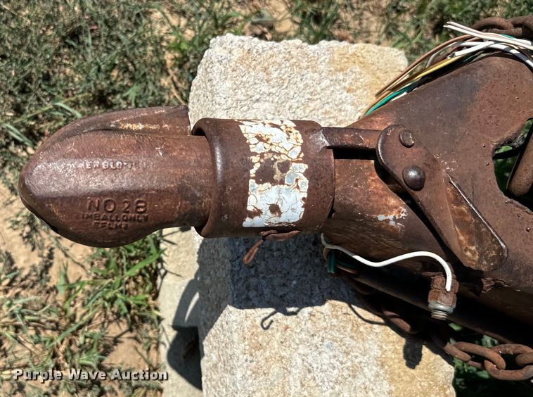 image for item NQ9741 Shop built  utility trailer