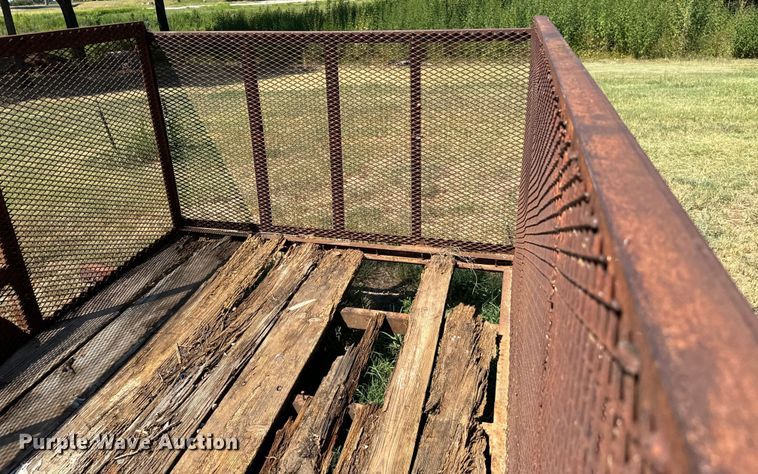 image for item NQ9741 Shop built  utility trailer