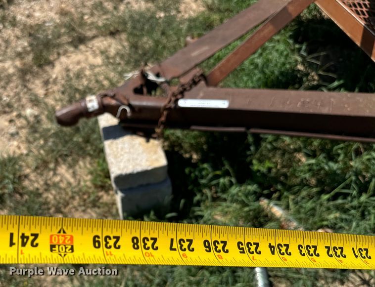 image for item NQ9741 Shop built  utility trailer