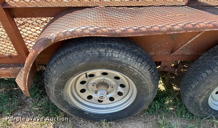 image for item NQ9741 Shop built  utility trailer