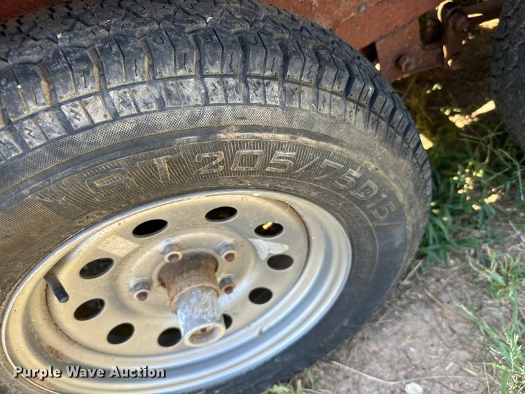 image for item NQ9741 Shop built  utility trailer