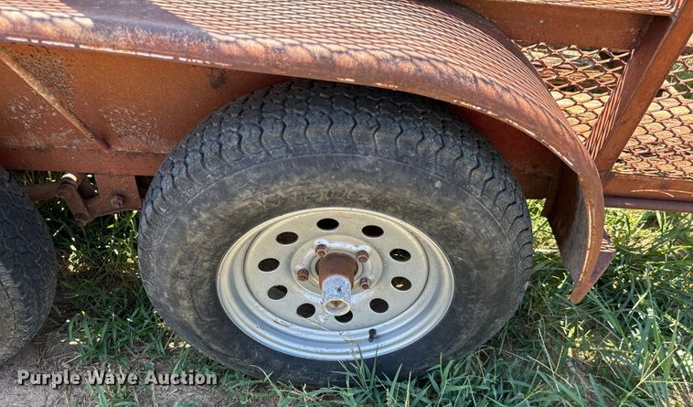 image for item NQ9741 Shop built  utility trailer