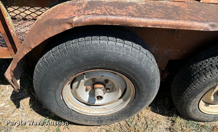 image for item NQ9741 Shop built  utility trailer