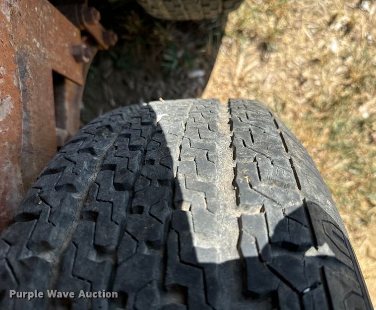 image for item NQ9741 Shop built  utility trailer