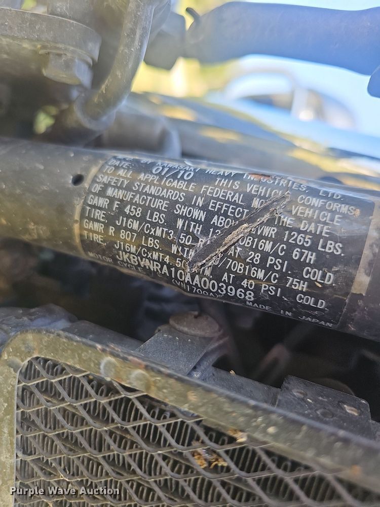 image for item NX9199 2010 Kawasaki  Vulcan Voyager 1700 motorcycle