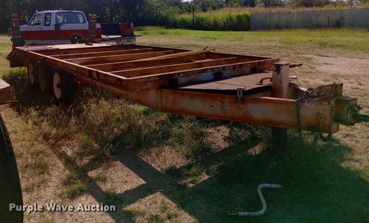 image for item NY9524 1977 Shop built equipment trailer