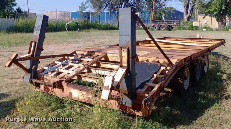 image for item NY9524 1977 Shop built equipment trailer