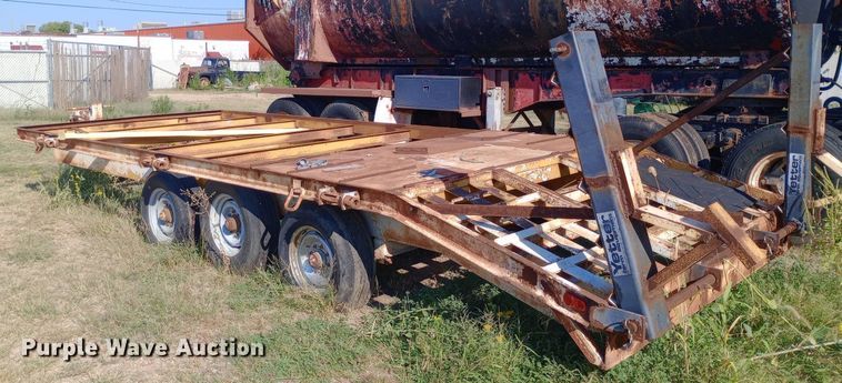 image for item NY9524 1977 Shop built equipment trailer