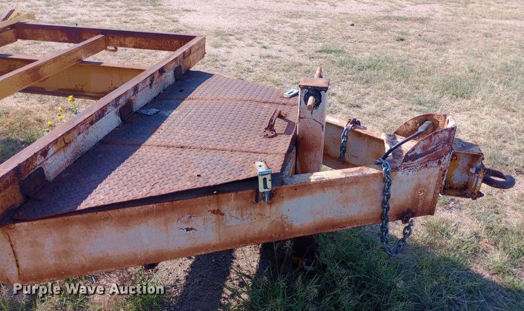 image for item NY9524 1977 Shop built equipment trailer