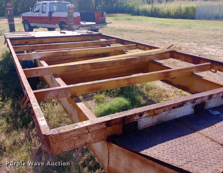 image for item NY9524 1977 Shop built equipment trailer