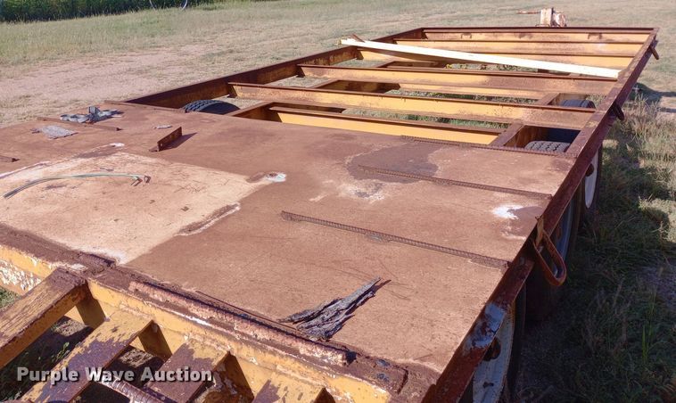 image for item NY9524 1977 Shop built equipment trailer