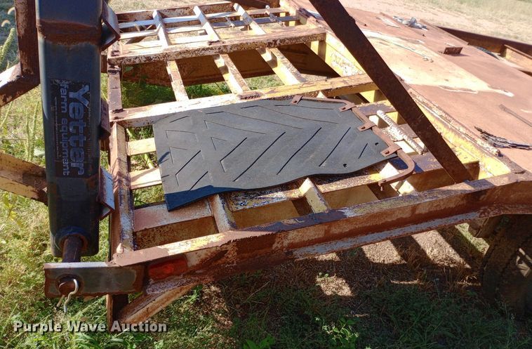 image for item NY9524 1977 Shop built equipment trailer