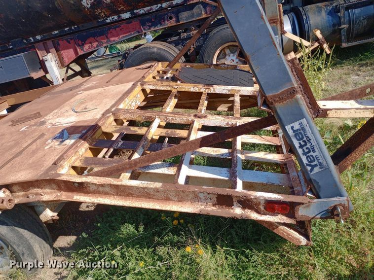 image for item NY9524 1977 Shop built equipment trailer