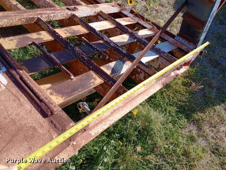 image for item NY9524 1977 Shop built equipment trailer