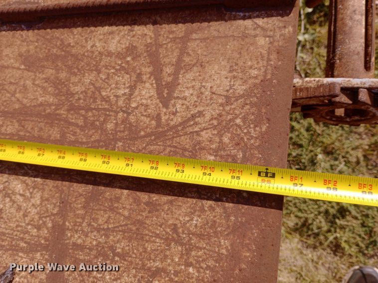 image for item NY9524 1977 Shop built equipment trailer