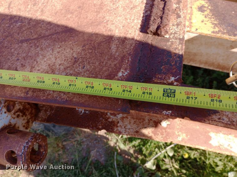 image for item NY9524 1977 Shop built equipment trailer