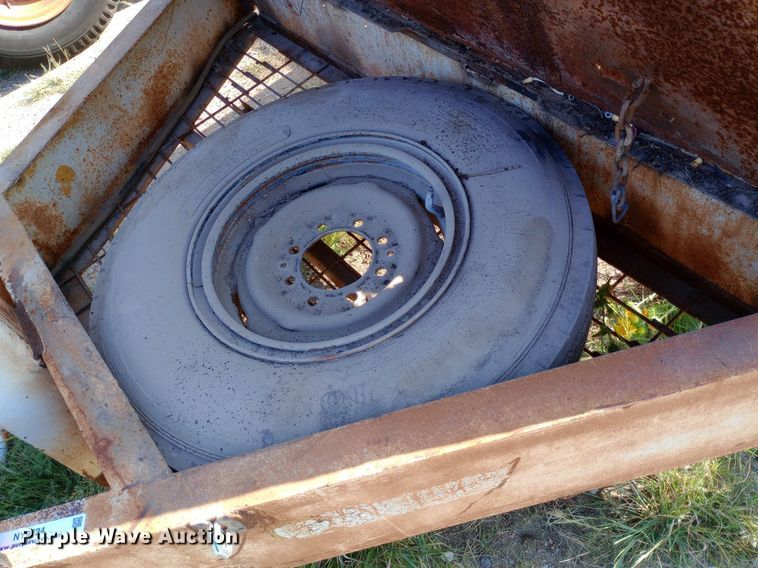 image for item NY9524 1977 Shop built equipment trailer