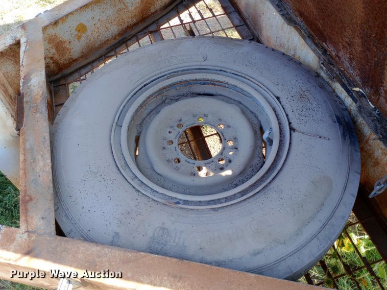 image for item NY9524 1977 Shop built equipment trailer