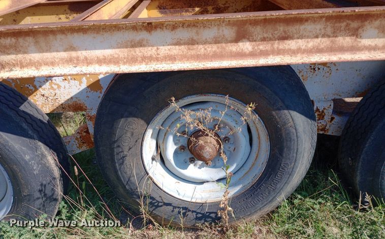 image for item NY9524 1977 Shop built equipment trailer