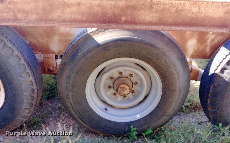 image for item NY9524 1977 Shop built equipment trailer