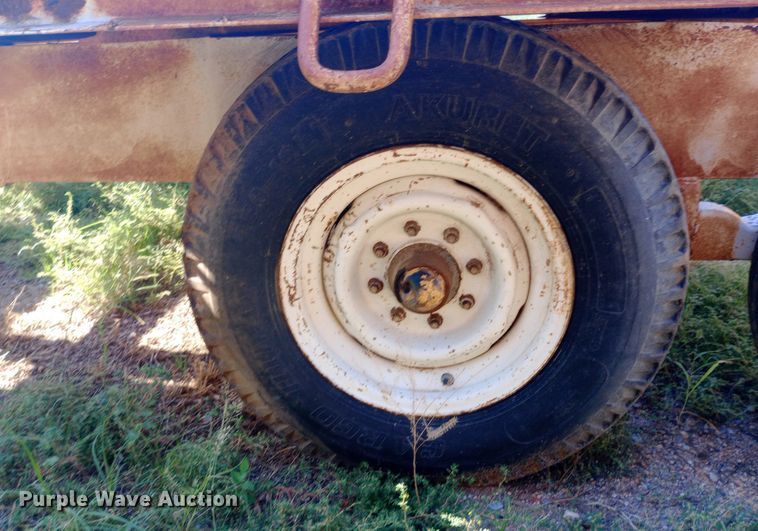 image for item NY9524 1977 Shop built equipment trailer