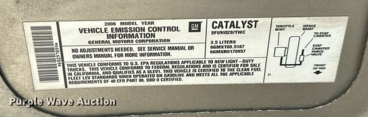 image for item OG9667 2006 Hummer  H3 SUV