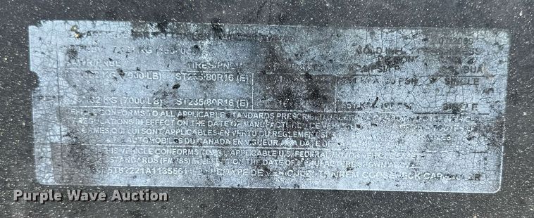 image for item OM9730 2010 PJ tilt deck equipment trailer