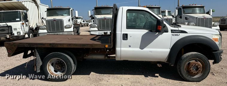 image for item OM9741 2013 Ford F450 Super Duty XL flatbed truck