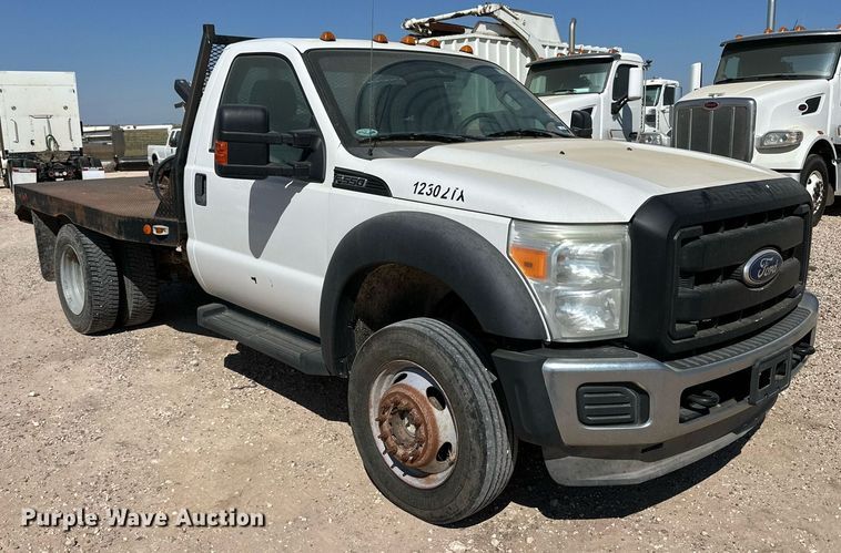 image for item OM9742 2012 Ford F550 Super Duty flatbed truck
