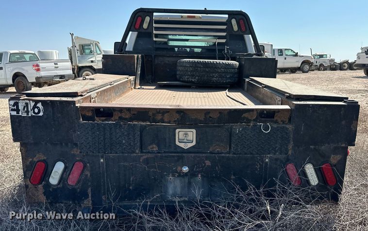 image for item OM9746 2011 Ford F350 Super Duty XL flatbed pickup truck