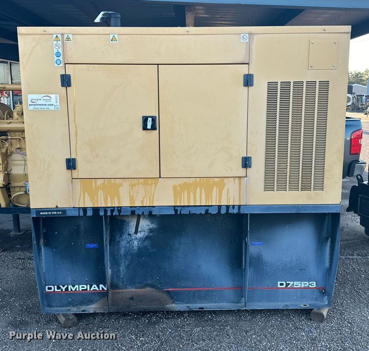 image for item DD3230 2002 Olympian  D75P3 generator