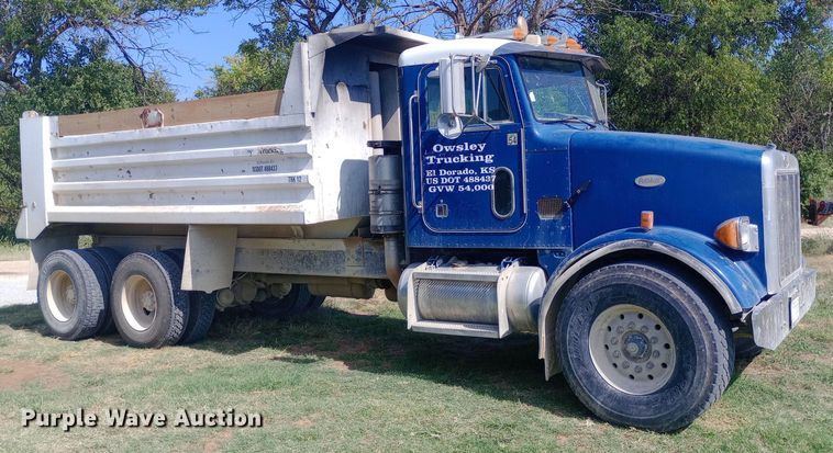 image for item DH1400 2000 Peterbilt 357 dump truck
