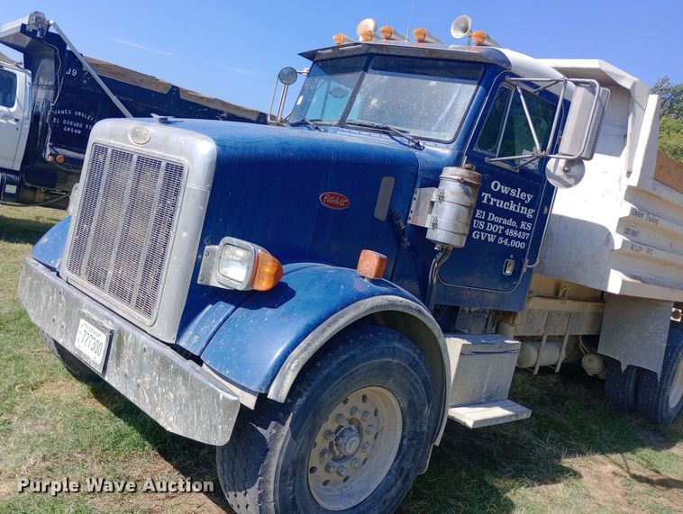 image for item DH1400 2000 Peterbilt 357 dump truck