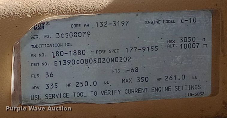 image for item DH1400 2000 Peterbilt 357 dump truck