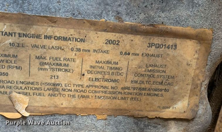 image for item DM1804 2002 Caterpillar 140H motor grader