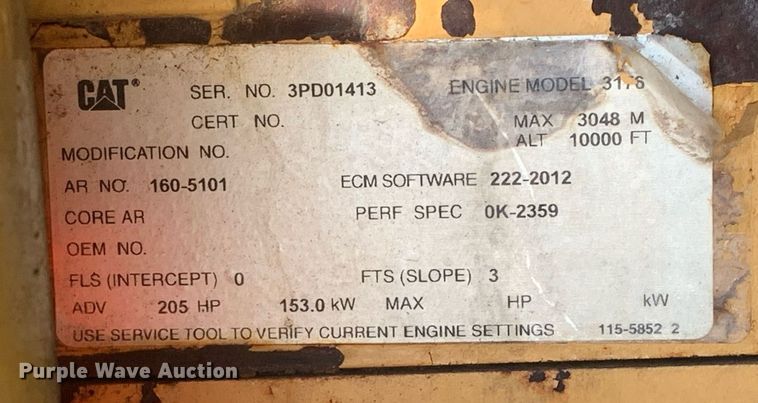 image for item DM1804 2002 Caterpillar 140H motor grader
