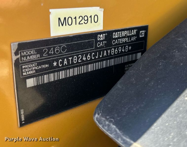 image for item DN0736 2012 Caterpillar  246C skid steer loader