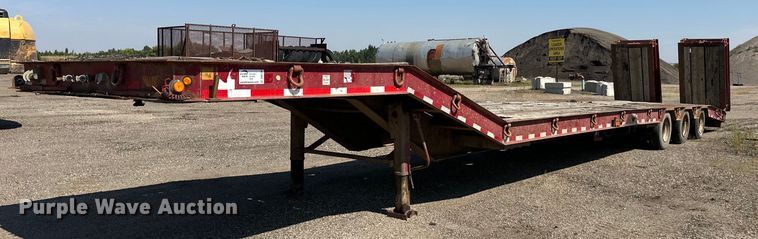 image for item DN0739 2001 Talbert equipment trailer