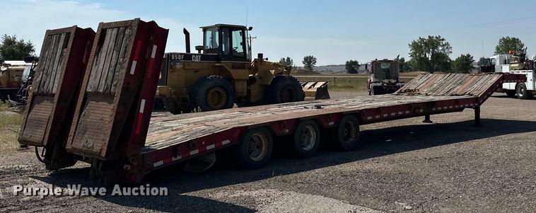 image for item DN0739 2001 Talbert equipment trailer