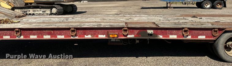 image for item DN0739 2001 Talbert equipment trailer