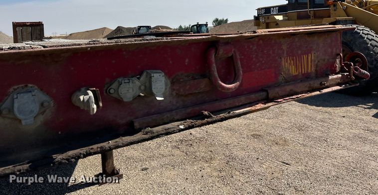 image for item DN0739 2001 Talbert equipment trailer