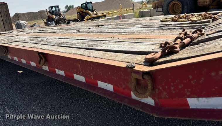 image for item DN0739 2001 Talbert equipment trailer