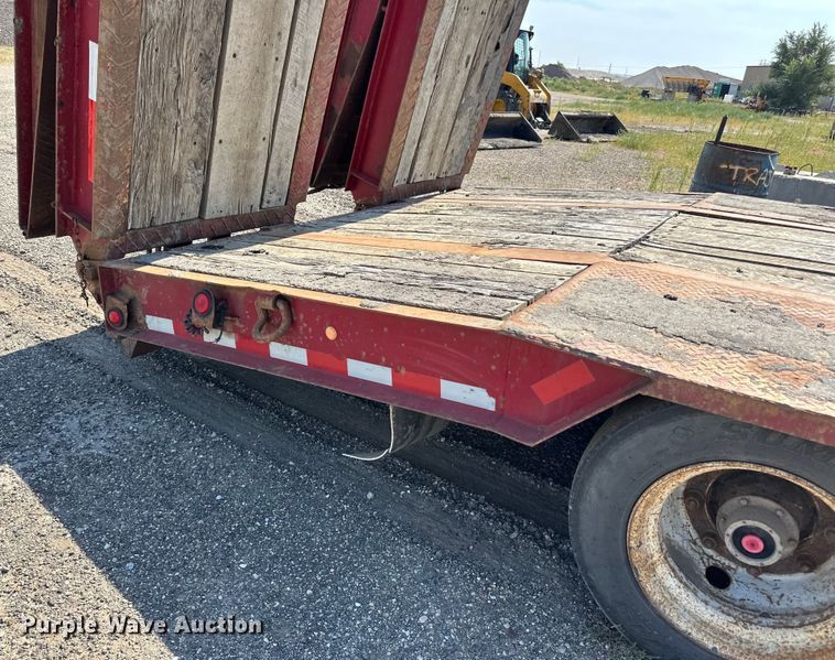 image for item DN0739 2001 Talbert equipment trailer